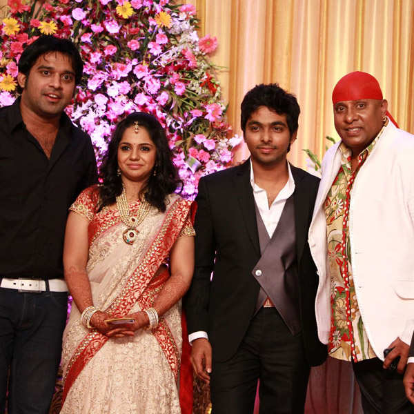 GV Prakash & Saindhavi's reception