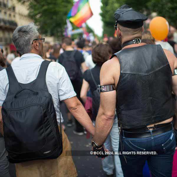 Gay Pride march in Paris
