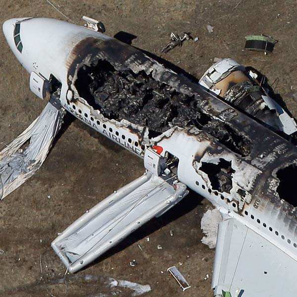 Boeing Crashes, Burns in San Francisco