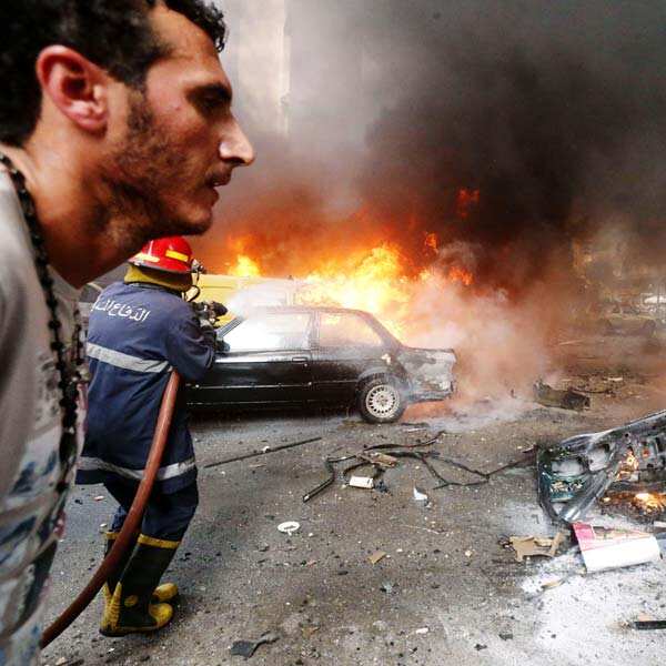 18 hurt after car bomb hits Beirut
