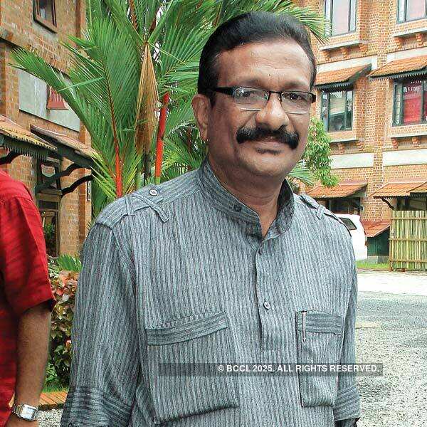 Mollywood stars at a film pooja