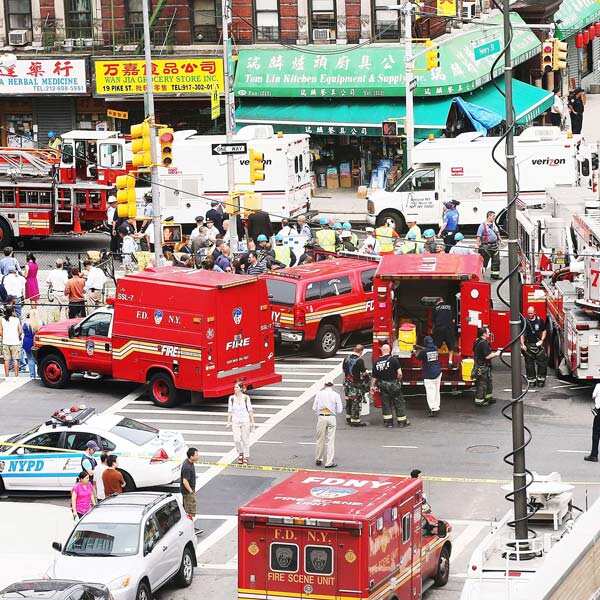 New York City building explosion