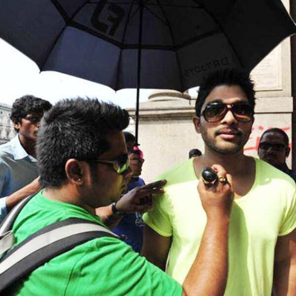 Race Gurram: On the sets