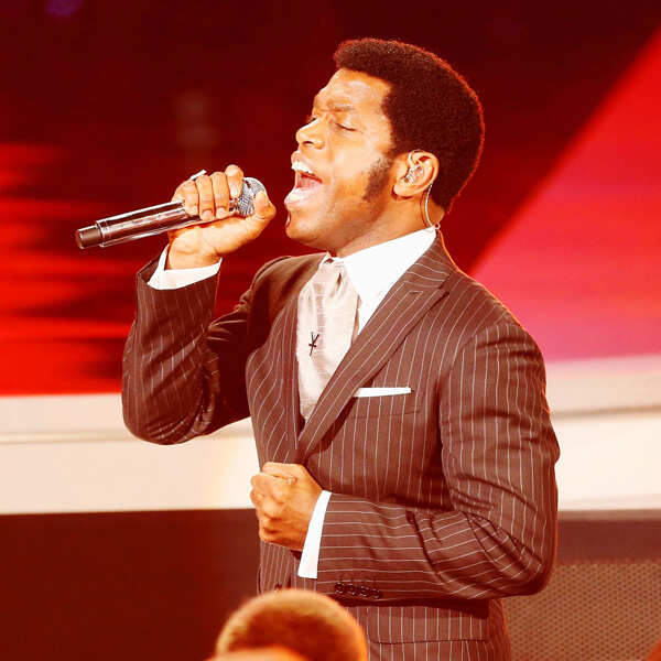 Ty Taylor of the band Vintage Trouble performs onstage during the 2013