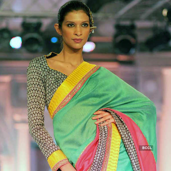 Sonakshi walks for an apparel brand