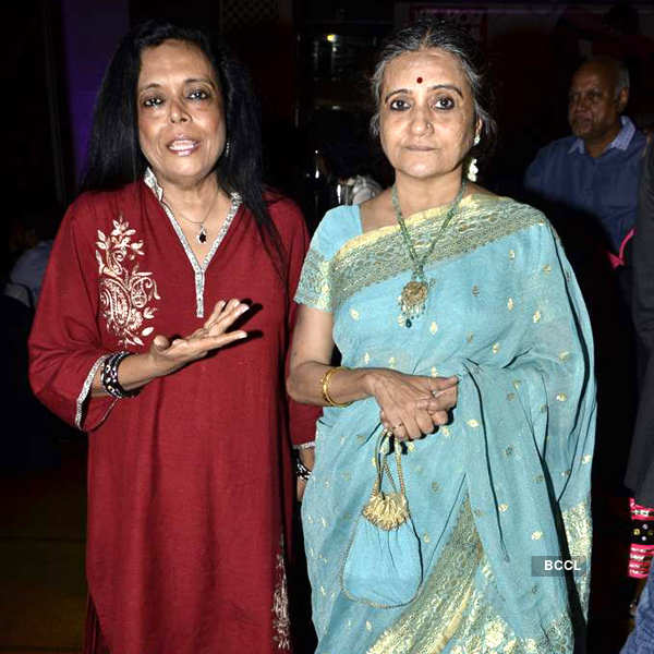 Bharti Pradhan with Bhavna Somaya at the launch of an art foundation ...