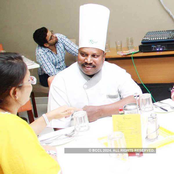 Chef Shashikant at an event in Goa