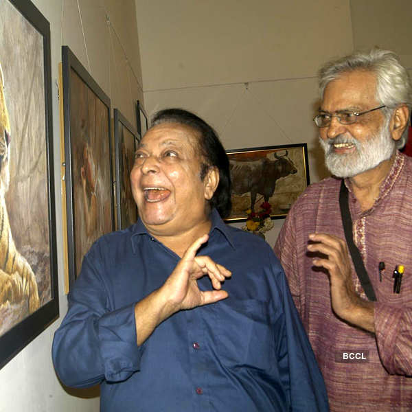 Aku Jha's painting exhibition