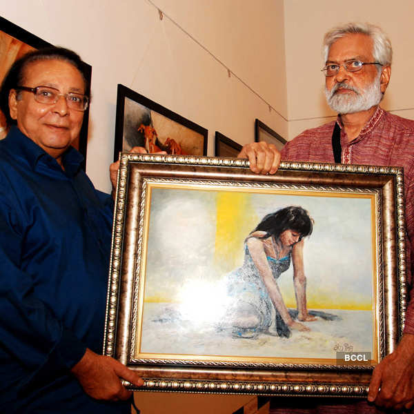 Aku Jha's painting exhibition