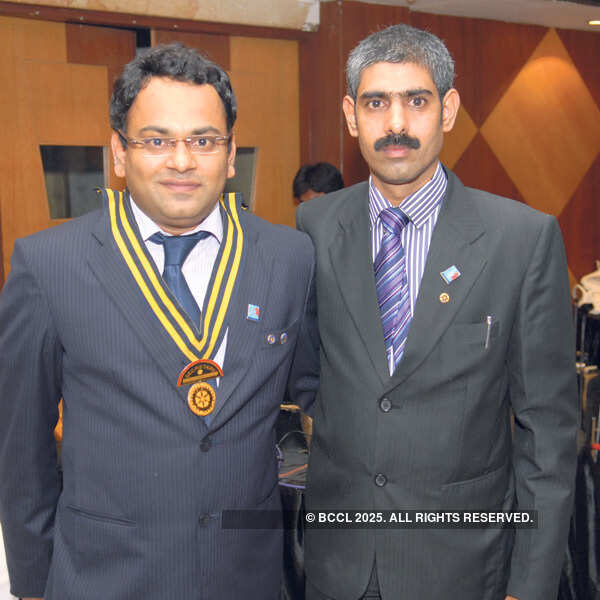 
Installation ceremony of Rotary Club