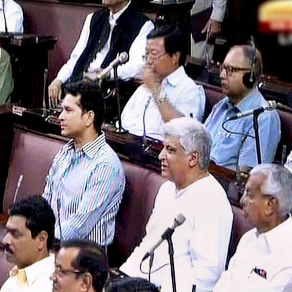 Sachin Tendulkar inside Rajya Sabha
