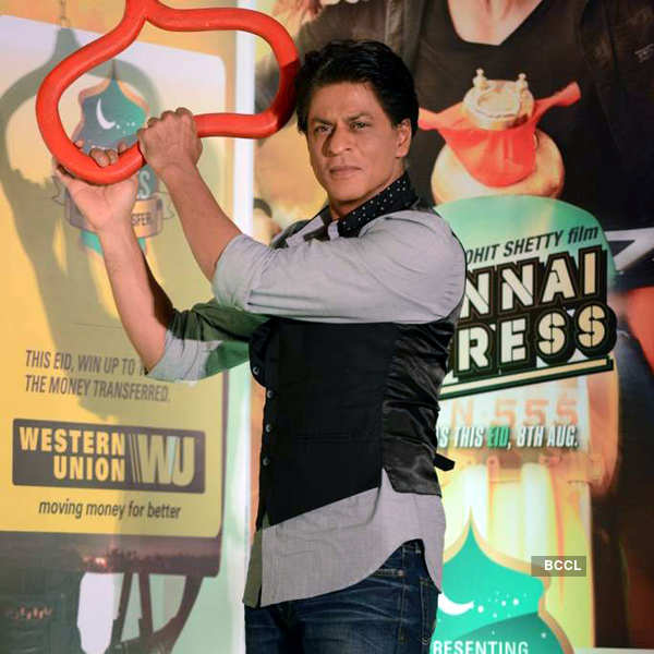 SRK promotes Chennai Express