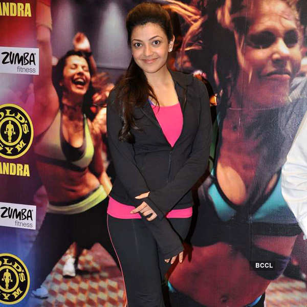 Kajal at Zumba fitness event