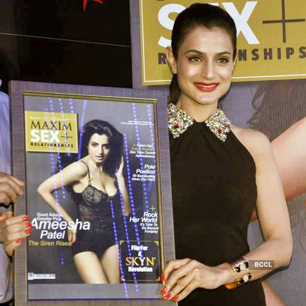 Ameesha launches magazine cover