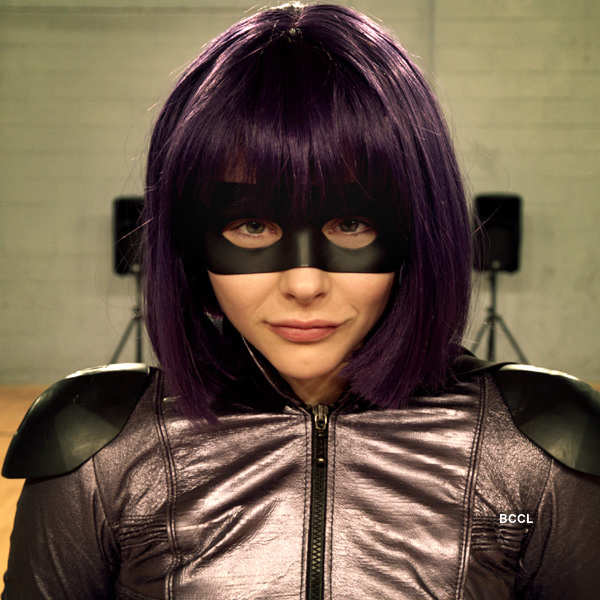 Chole Grace Moretz In A Still From The Hollywood Movie Kickass 2