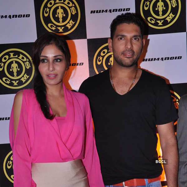 Celebs @ Gold's Gym relaunch