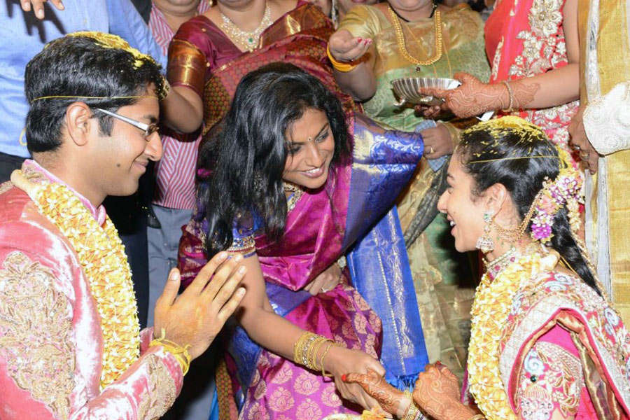 Balakrishna's daughter Tejaswini weds Sribharat