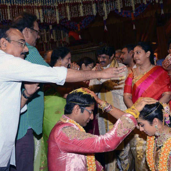 Balakrishna's daughter Tejaswini weds Sribharat