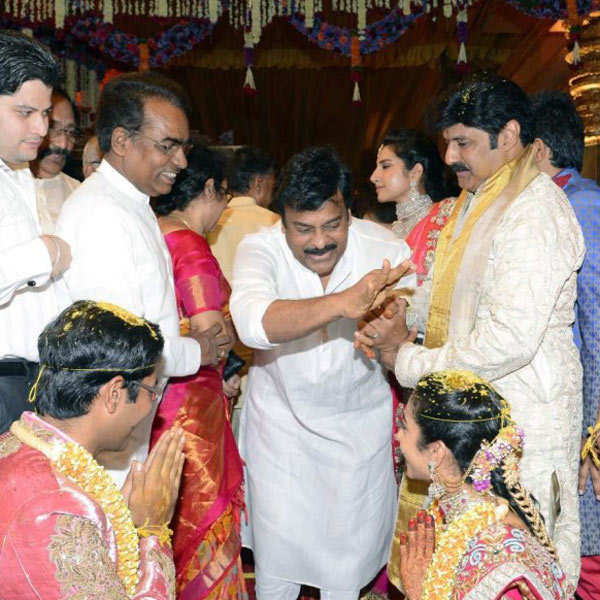 Balakrishna's daughter Tejaswini weds Sribharat