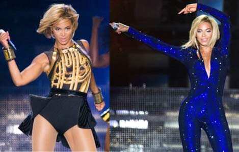 Beyonce flaunts new haircut at V festival