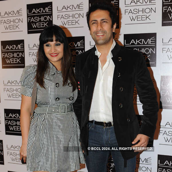 Celebs attend LFW'13