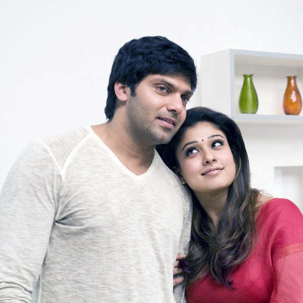 Arya And Nayanthara In A Still From The Tamil Movie Raja Rani