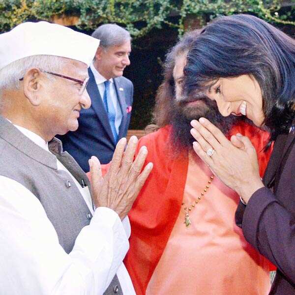 Anna Hazare in America