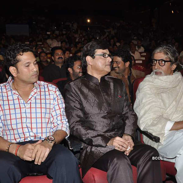 Sonu Nigam With His Wife At The Book Launch Event, Held At Bhaidas Hall ...