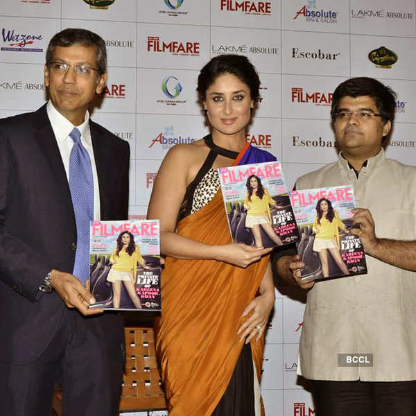 Kareena at Filmfare cover launch