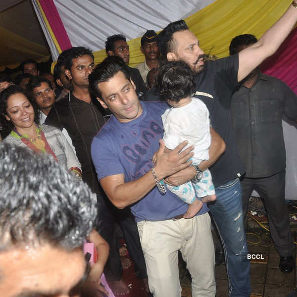 Salman Khan's Ganapati visarjan