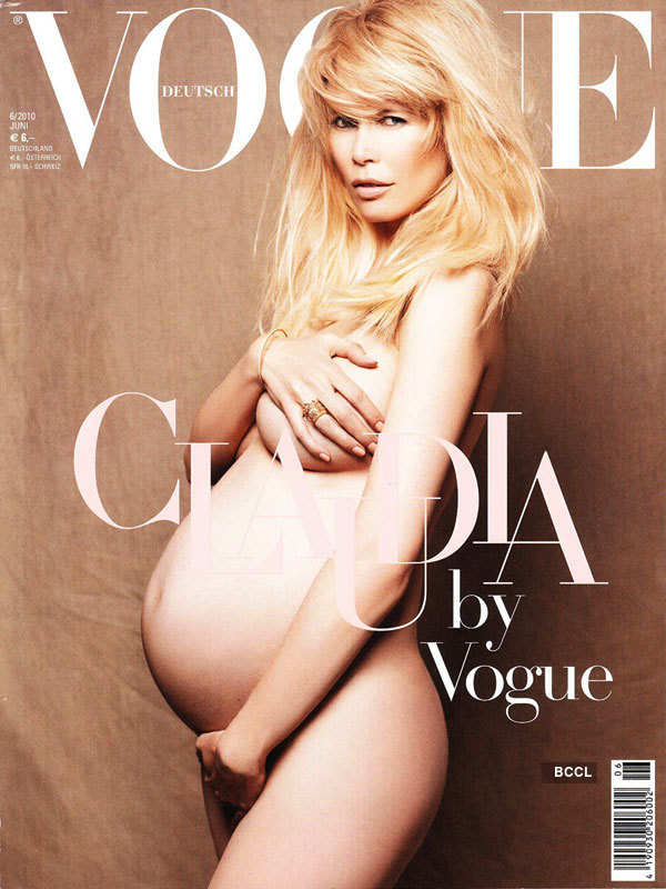 Pregnant stars on magazine covers