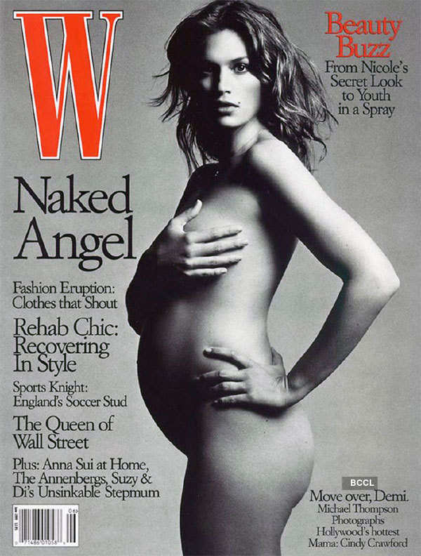 Cindy Crawford Pregnant Photo