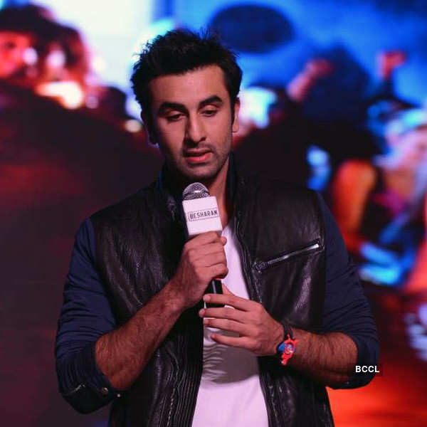 Ranbir Kapoor shares his views during the launch of a new song