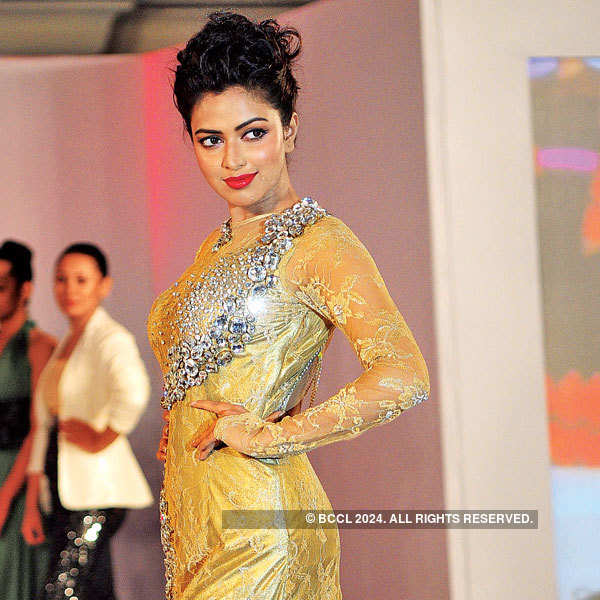 Celebs at a fashion show in Kochi