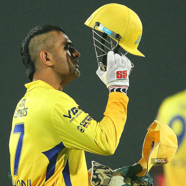 The West Indian mystery spinner Sunil Narine carries his Mohawk