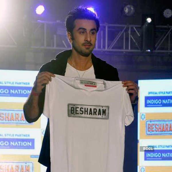 Ranbir Kapoor Launches Indigo Nation S Besharam Collection In Mumbai On September 28 2013