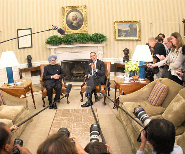 Manmohan Singh at UN, White House