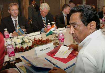 Kamal Nath meets Swedish Delegation
