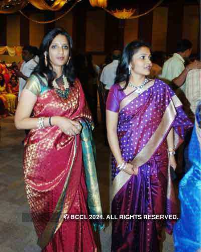 Lata Reddy On the occasion of Deepthi and Satish's marriage ceremony at ...