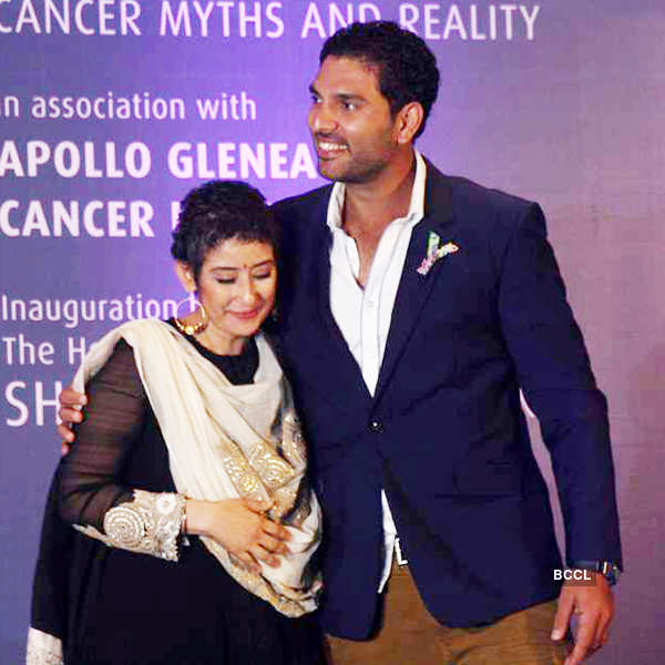 Manisha, Yuvi @ Cancer awareness event