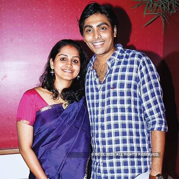 Celebs at a Cafe launch in Kerala