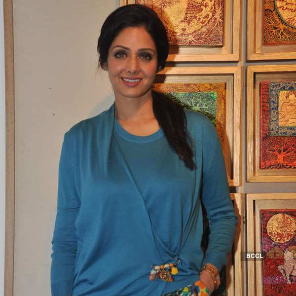 Sridevi inaugurates an exhibition