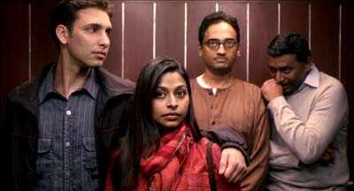 Ayesha in elevator