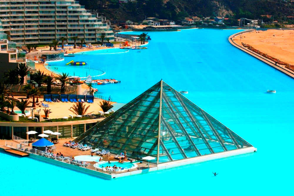 Chilling In Chile Dive Into The World S Largest Pool Chile Times Of India Travel
