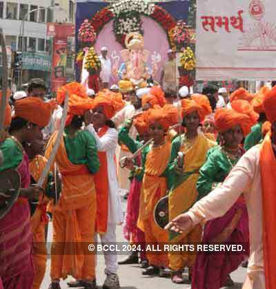 Ganapati procession  