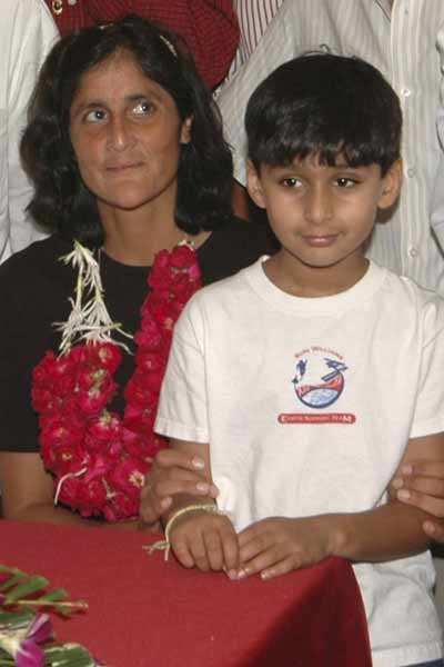 Sunita Williams in India