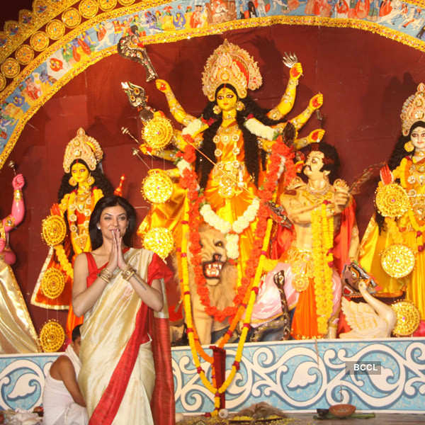 Celebs at Durga Puja