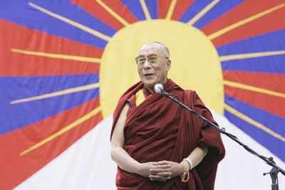 Dalai Lama on tour