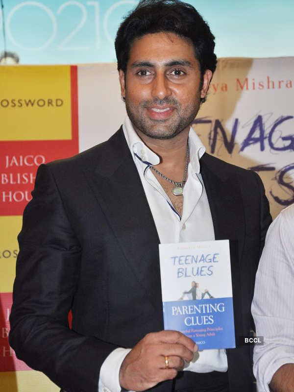 Abhishek at book launch
