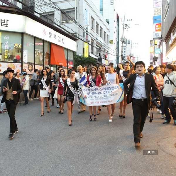 Miss Asia Pacific World contestants go Gangnam Style!